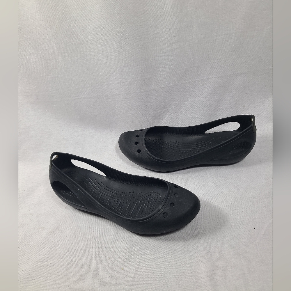 Crocs Women's Kadee Slingback Work Flats Ballerina Slip on Shoes Sz W6